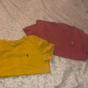 2 POLO Ralph Lauren T-shirts Size Medium